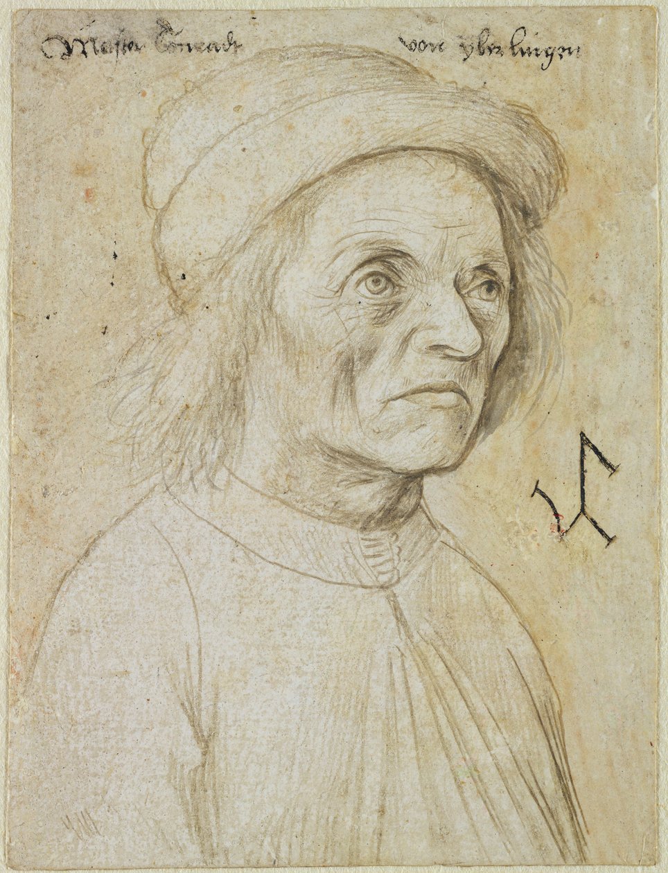 Portrett av Konrad Wurffel (sølvblyant på papir) av Hans Holbein the Elder