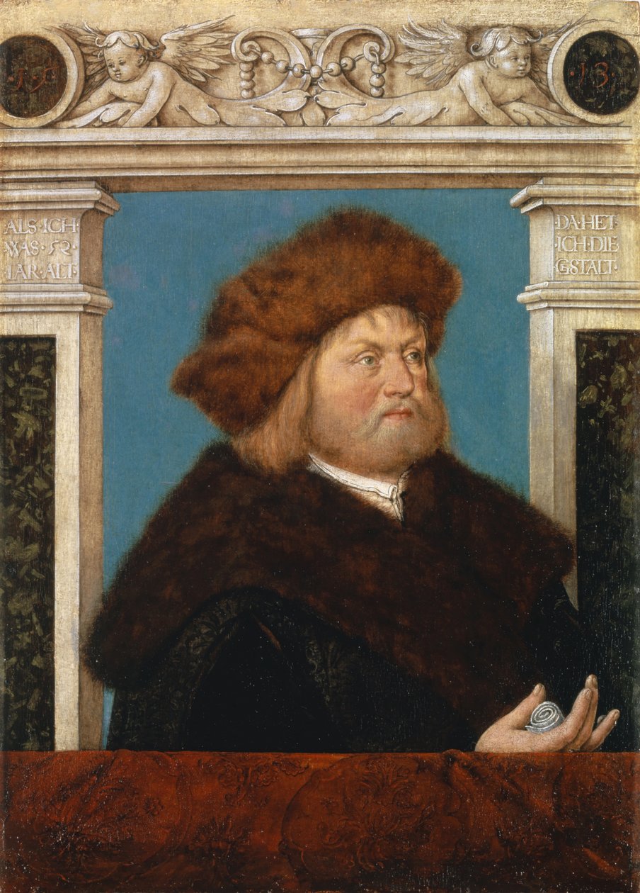 Portrett av Philipp Adler, 1513 av Hans Holbein the Elder