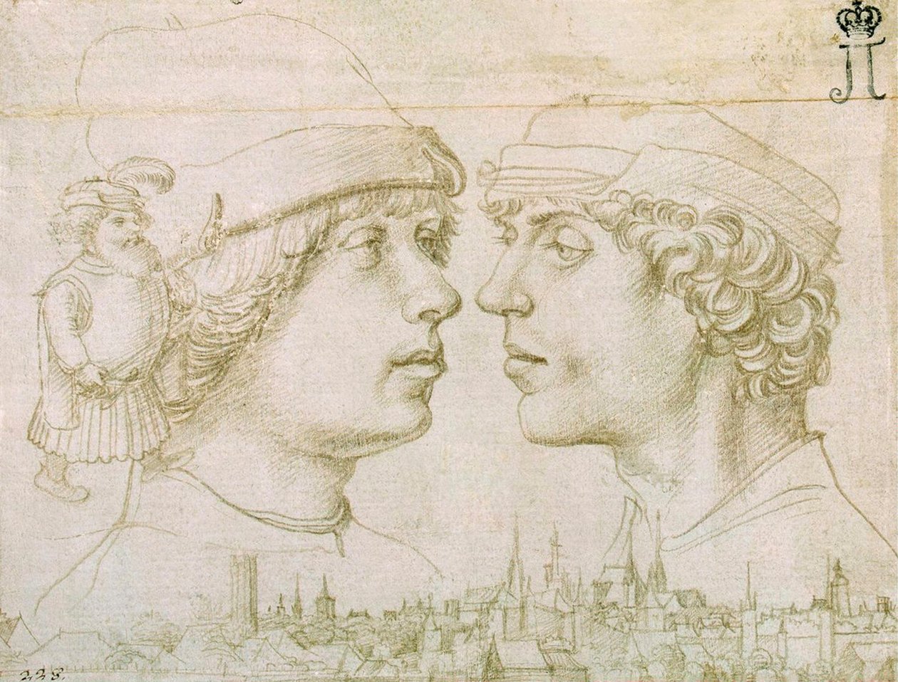 Portrett av kunstnerens sønn, 1514. av Hans Holbein the Elder