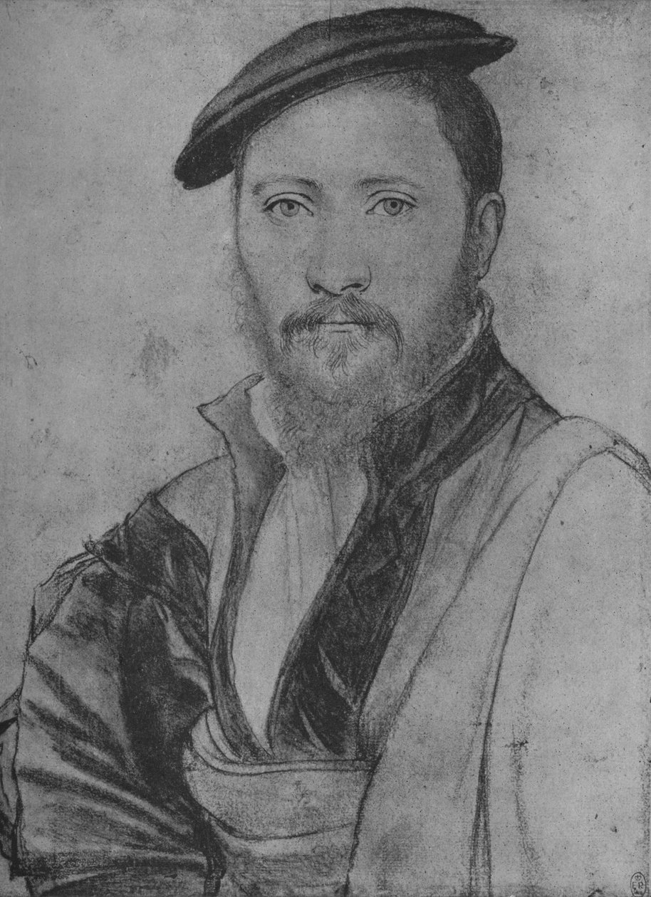 En gentleman: Ukjent, 1535 1945 av Hans Holbein der Jüngere