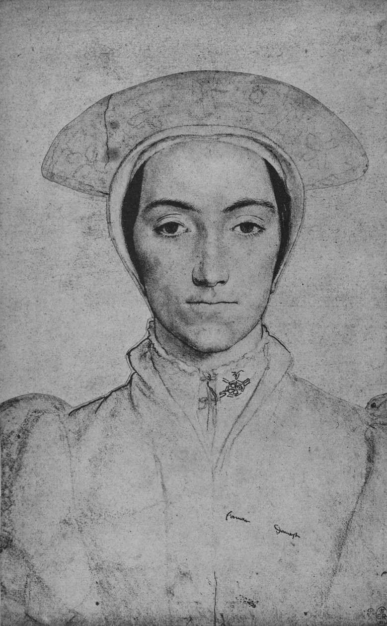 En dame: ukjent, c1532-1543 1945 av Hans Holbein der Jüngere