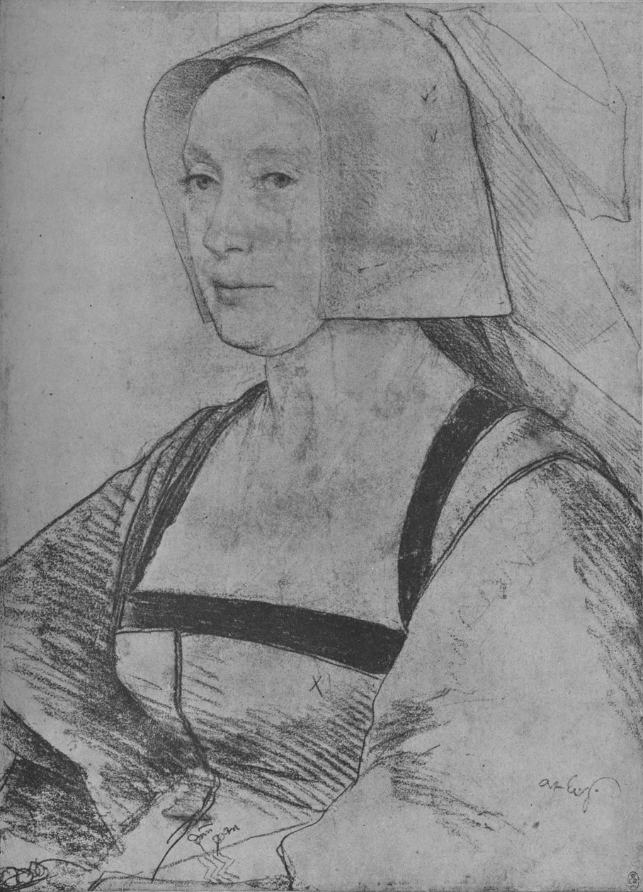 En kvinne: Ukjent, 1526-1528 1945 av Hans Holbein der Jüngere