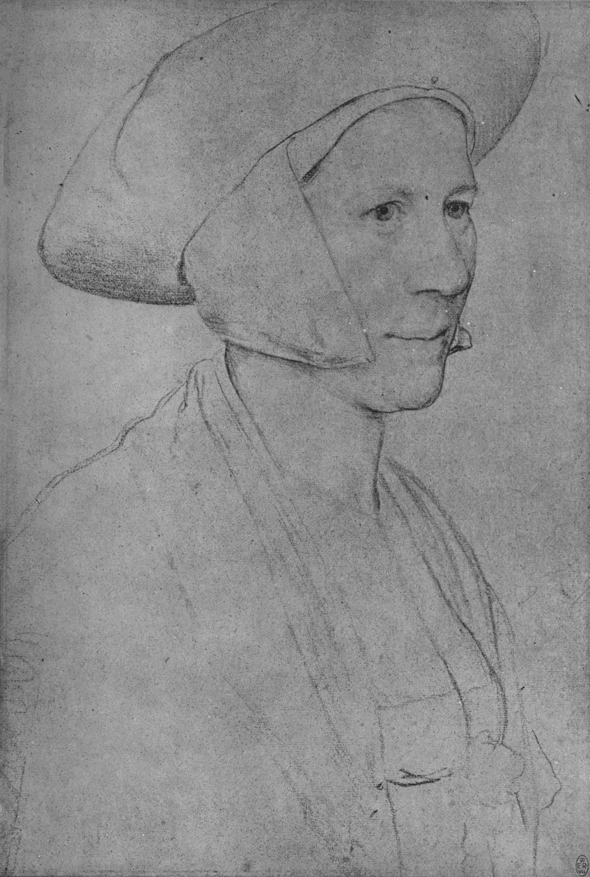 En kvinne: Ukjent, 1526-1528 1945 av Hans Holbein der Jüngere