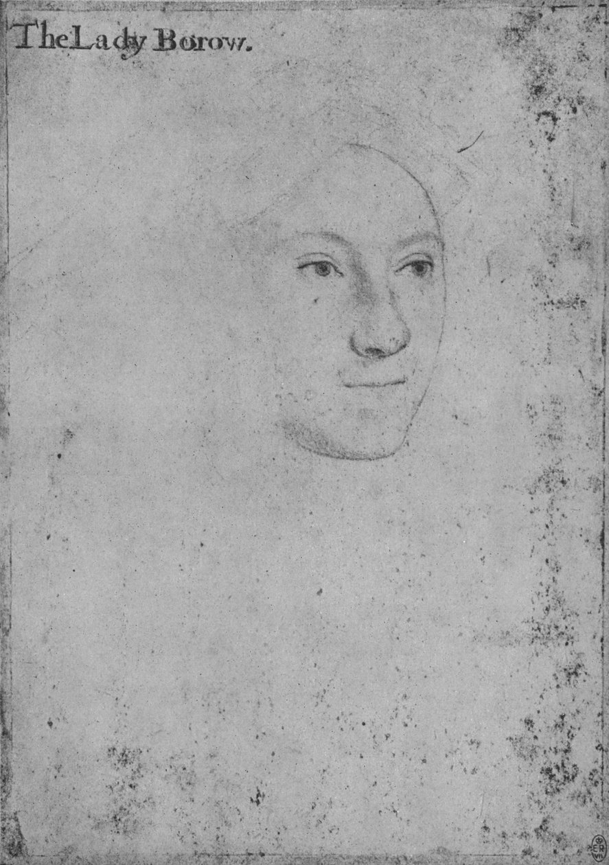 Alice London, Lady Borough, c1541 1945 av Hans Holbein der Jüngere