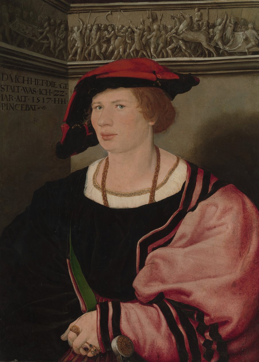 Benedikt von Hertenstein født omkring 1495, død 1522, 1517. av Hans Holbein der Jüngere
