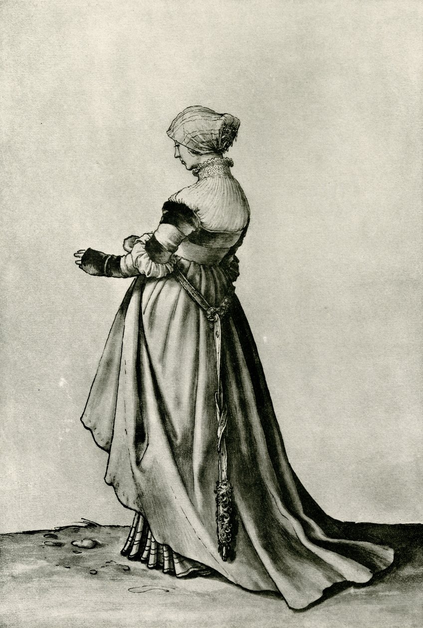 Bourgeoise fra Basel av Hans Holbein der Jüngere