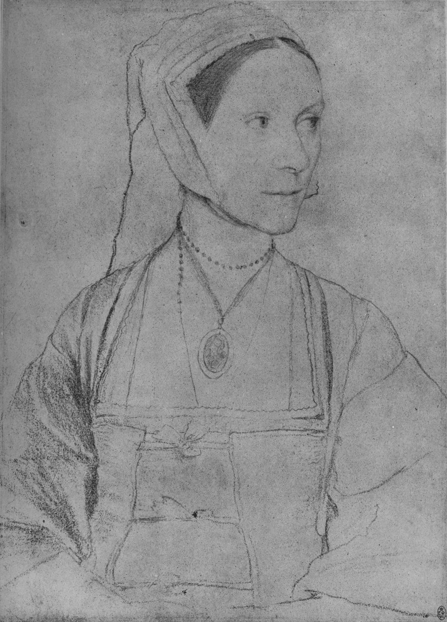 Cecily Heron, 1526-1527 1945 av Hans Holbein der Jüngere