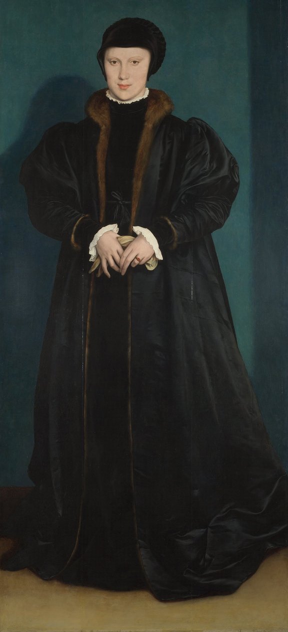 Christina av Danmark, hertuginne av Milano, 1538 av Hans Holbein der Jüngere