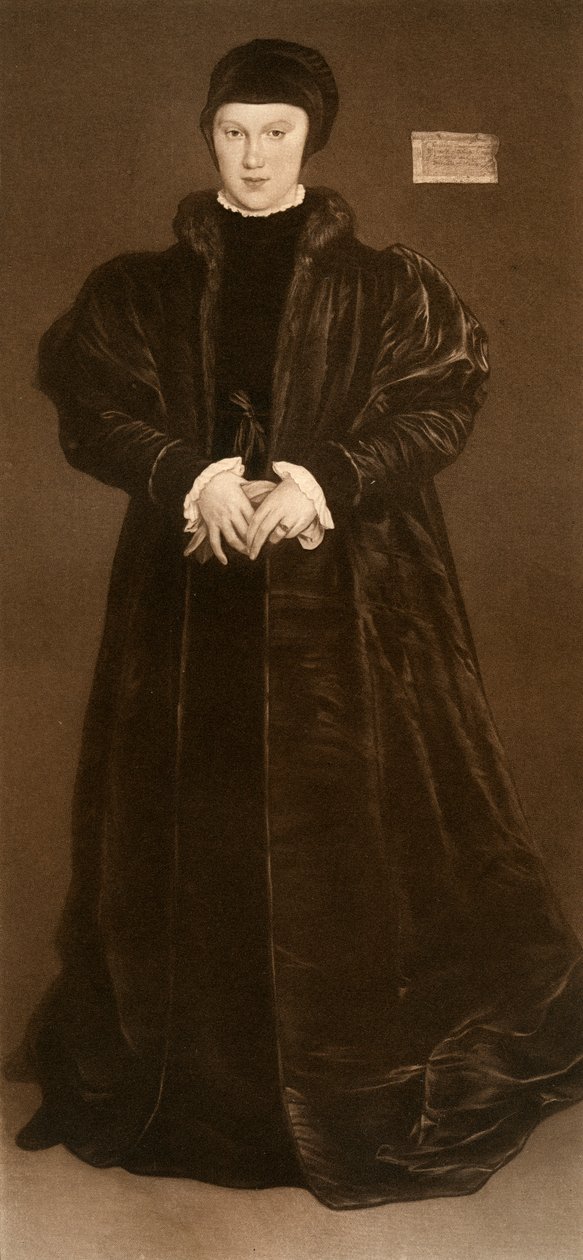 Christina av Danmark, hertuginne av Milano, 1538, 1902 av Hans Holbein der Jüngere