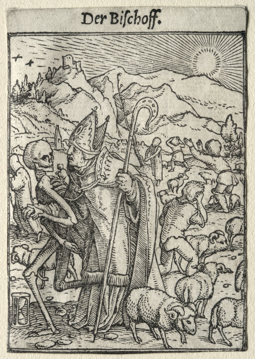 Dødsdansen: Biskopen av Hans Holbein the Younger