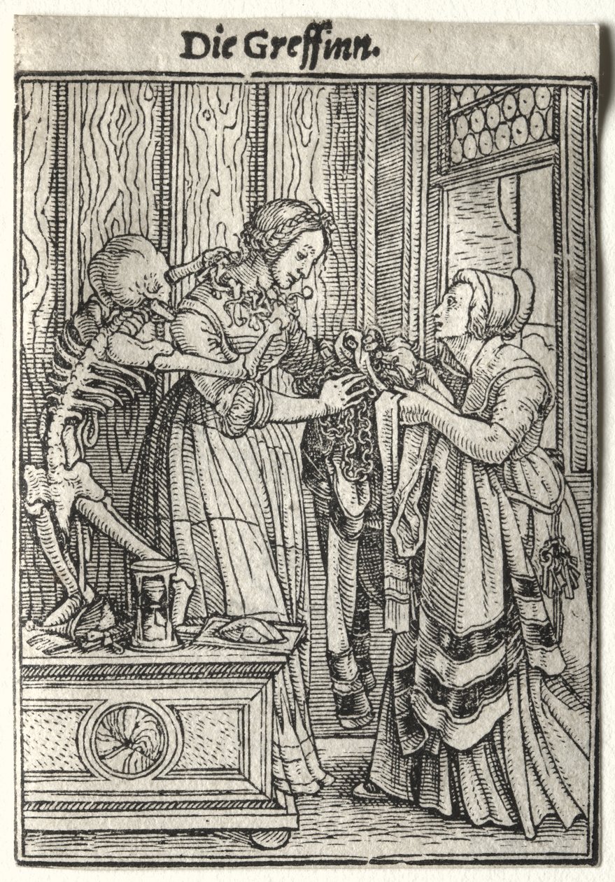 Dødedansen: Grevinnen av Hans Holbein the Younger
