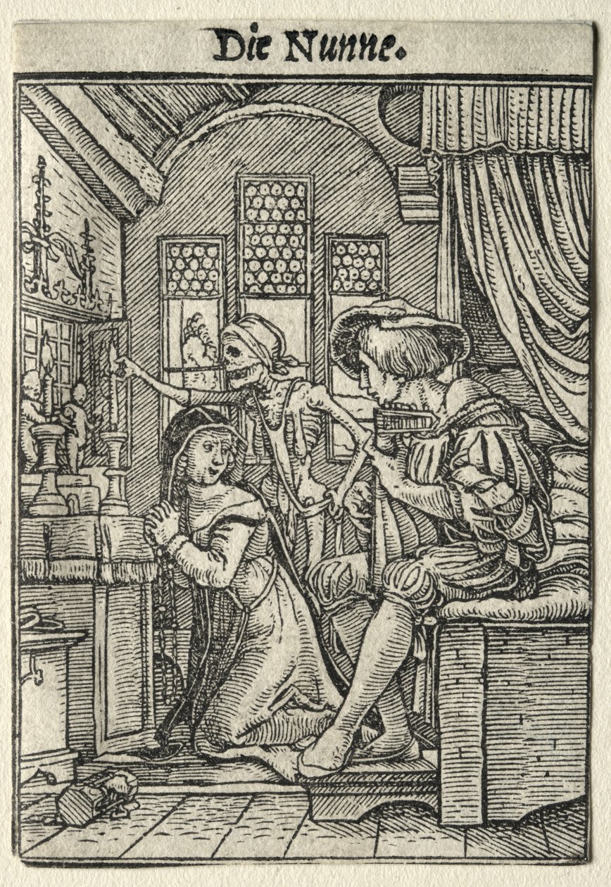 Dødedansen: Nonnen av Hans Holbein the Younger