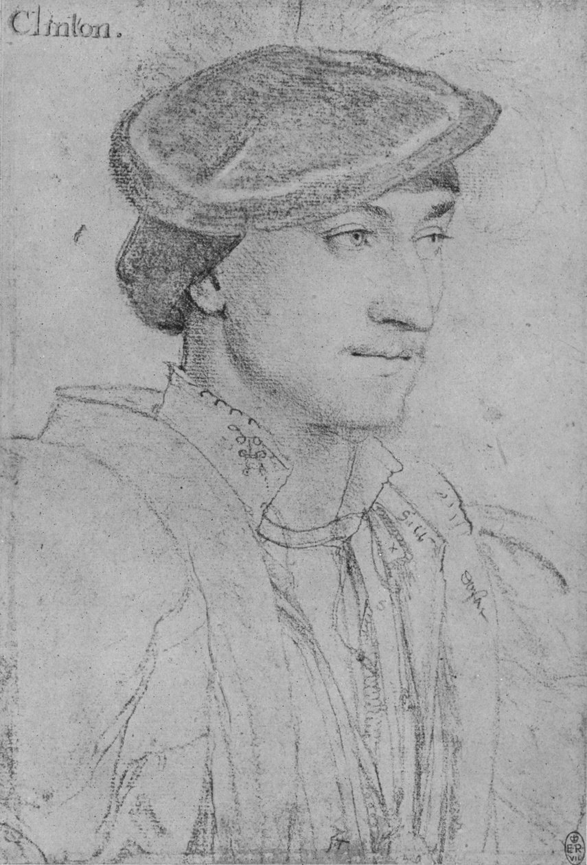 Edward, Lord Clinton, c1532-1543 1945 av Hans Holbein der Jüngere