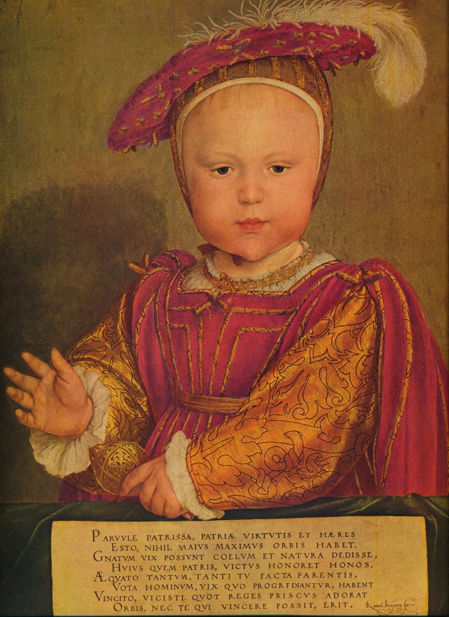 Edward VI som prins av Wales, c1538 av Hans Holbein der Jüngere