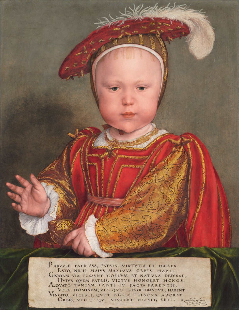 Edward VI som barn av Hans Holbein der Jüngere