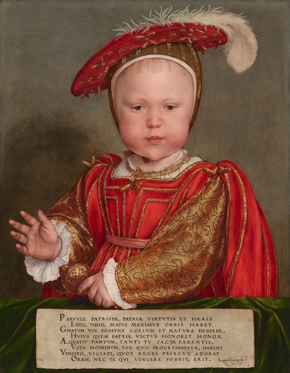 Edvard VI som barn av Hans Holbein the Younger
