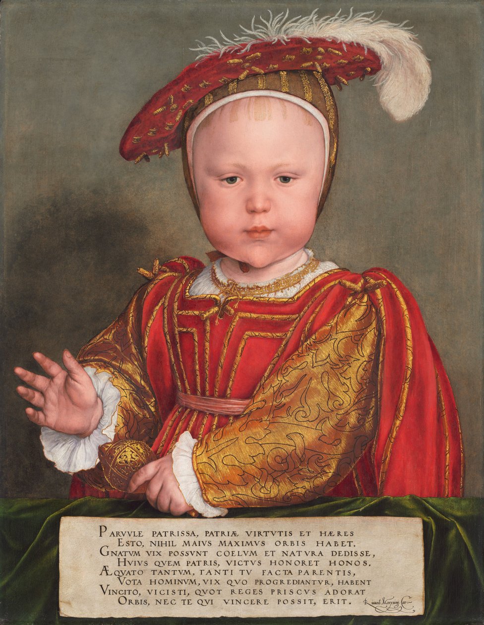 Edward VI som barn, sannsynligvis 1538. av Hans Holbein der Jüngere