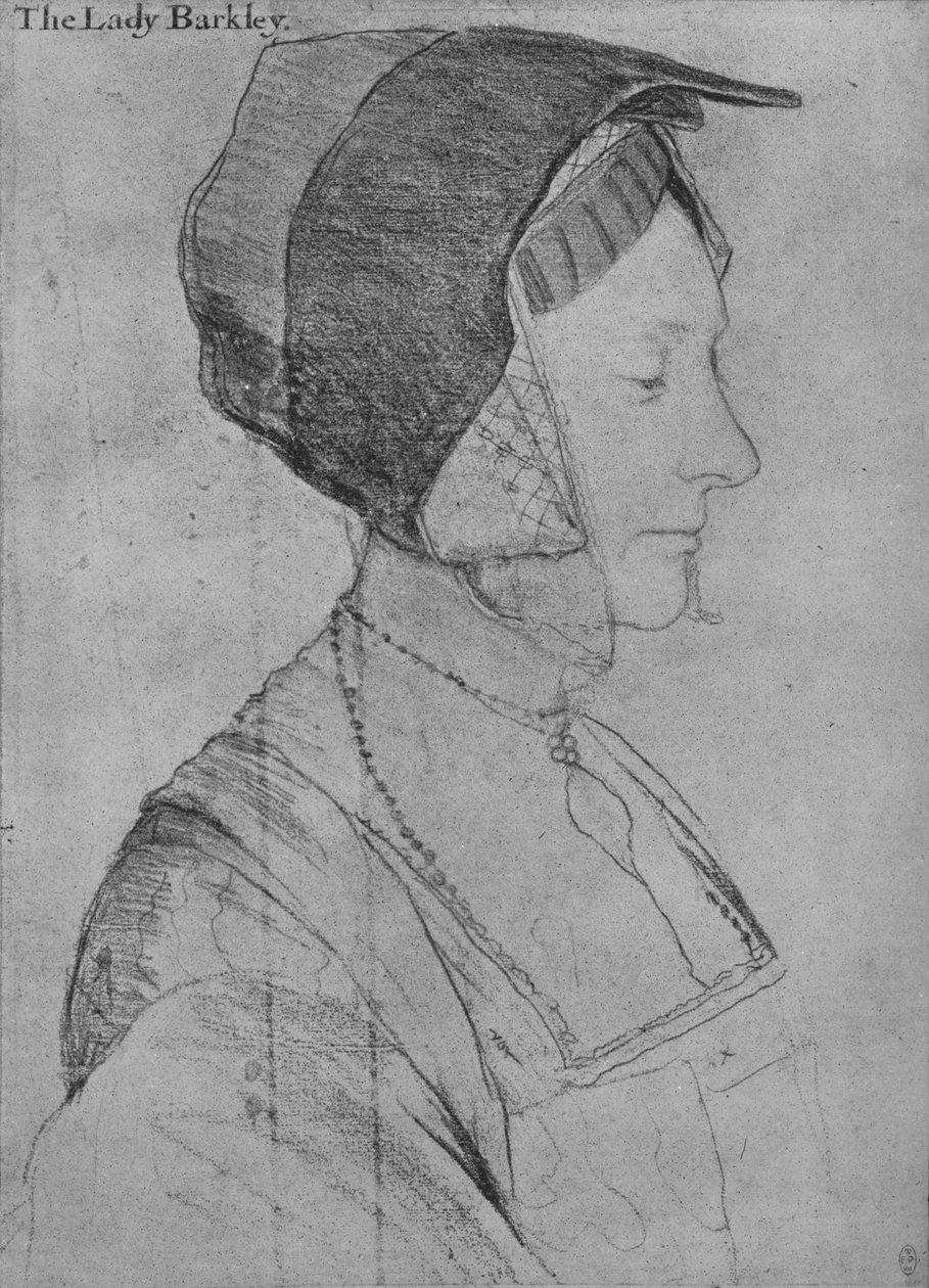 Elizabeth Dauncey, 1526-1527 1945 av Hans Holbein der Jüngere