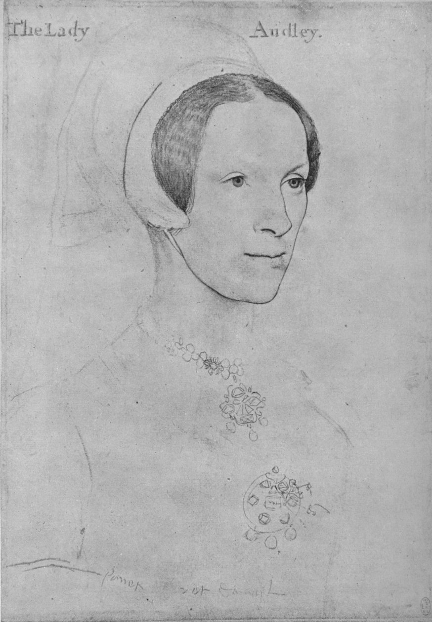 Elizabeth, Lady Audley, c1538 1945 av Hans Holbein der Jüngere