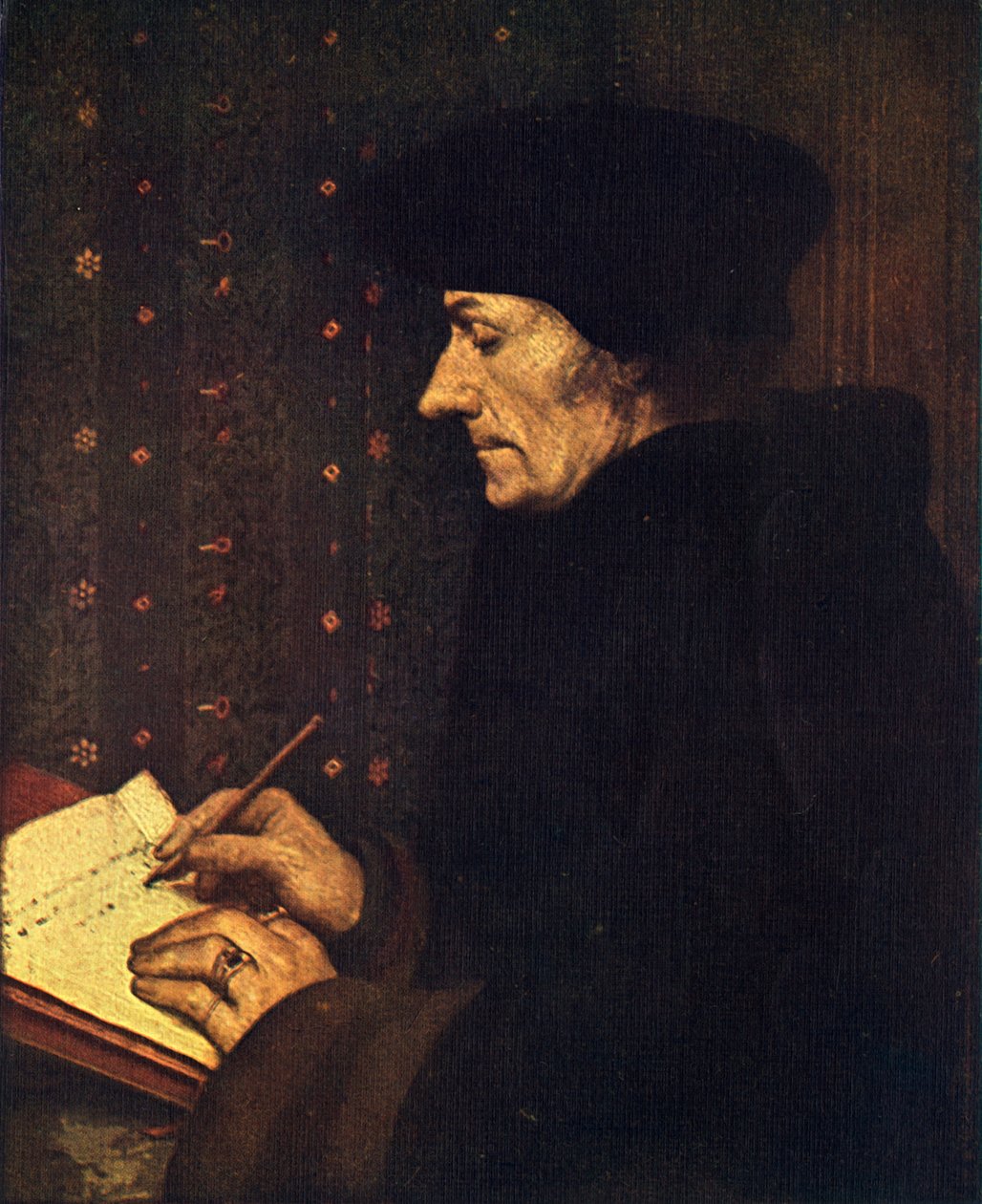 Erasmus, 1523, 1909 av Hans Holbein der Jüngere