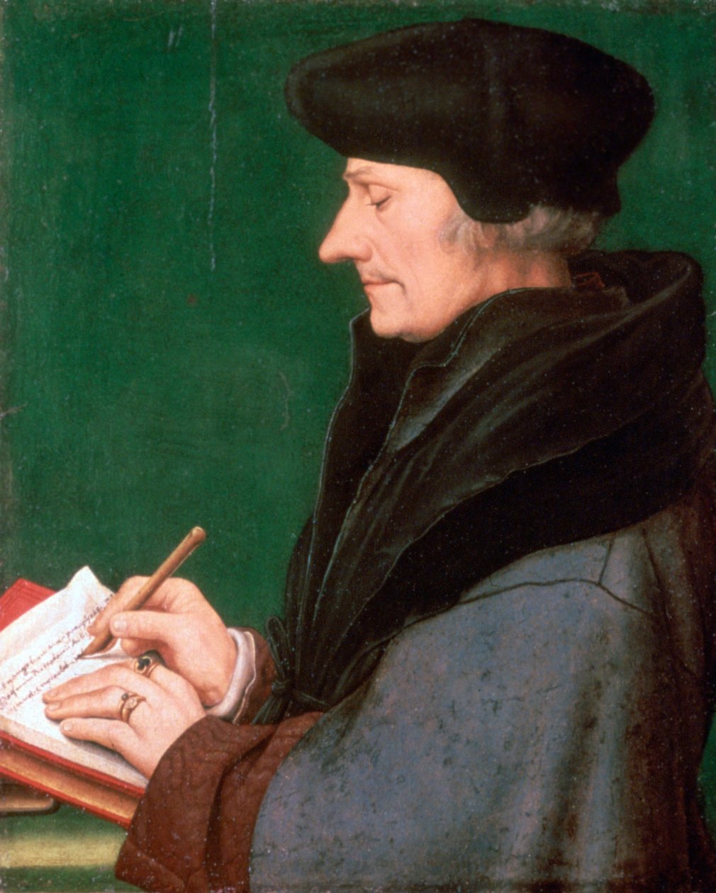 Erasmus av Rotterdam, 1523 av Hans Holbein der Jüngere