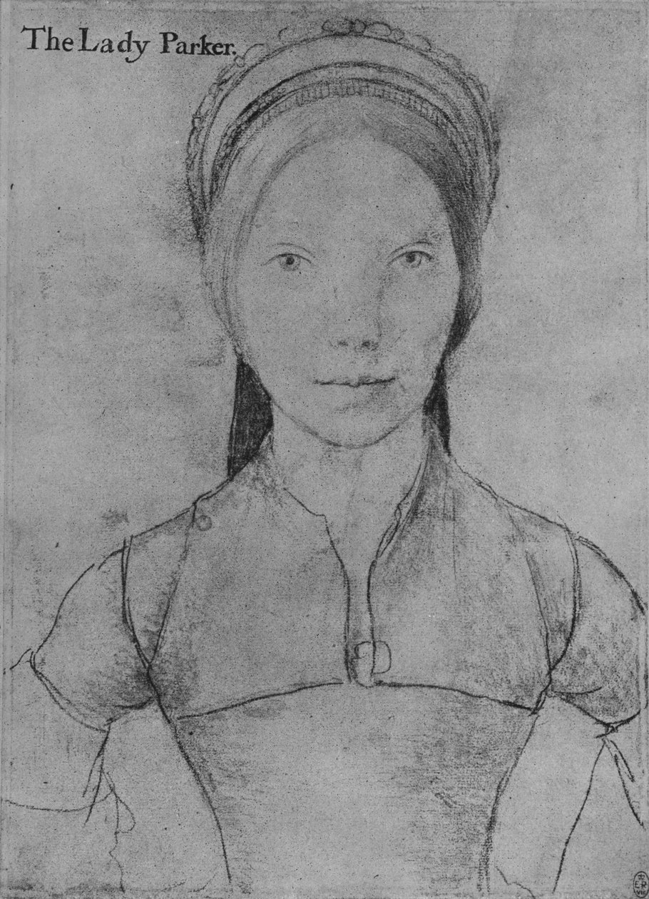 Grace, Lady Parker, c1540-1543 1945 av Hans Holbein der Jüngere