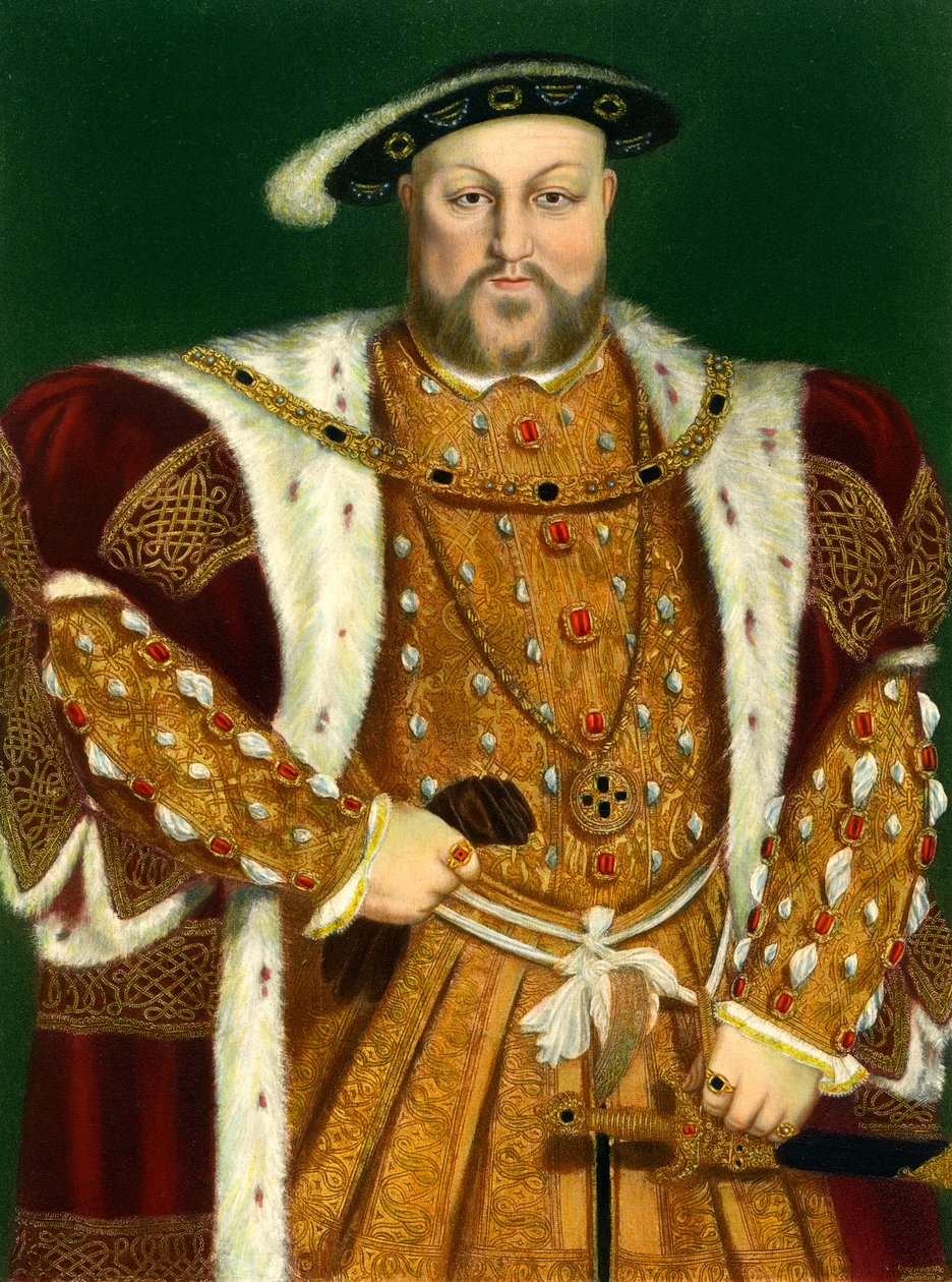 Henrik VIII, c1543, 1902. av Hans Holbein der Jüngere