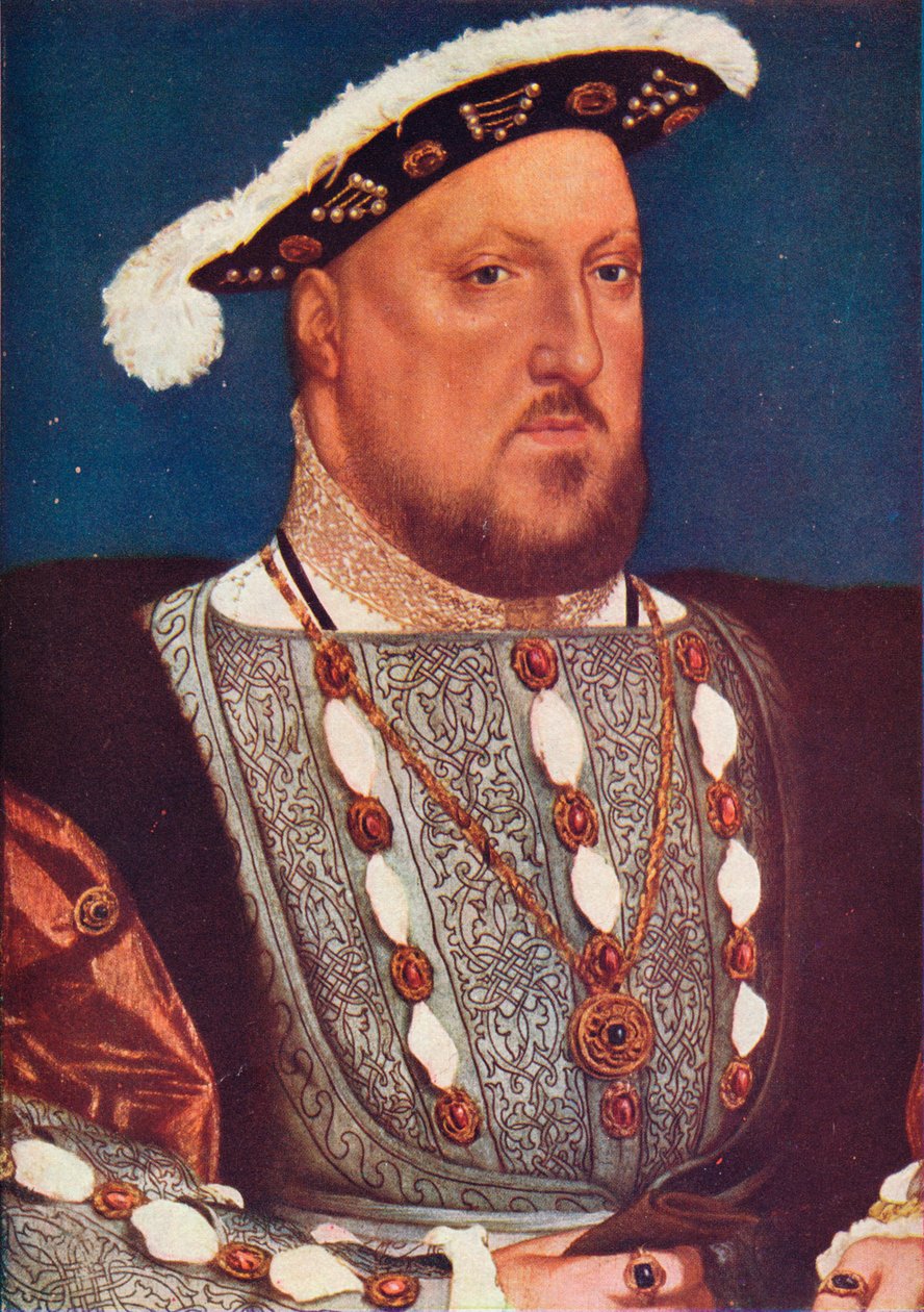 Kong Henrik VIII, ca 1537 av Hans Holbein der Jüngere