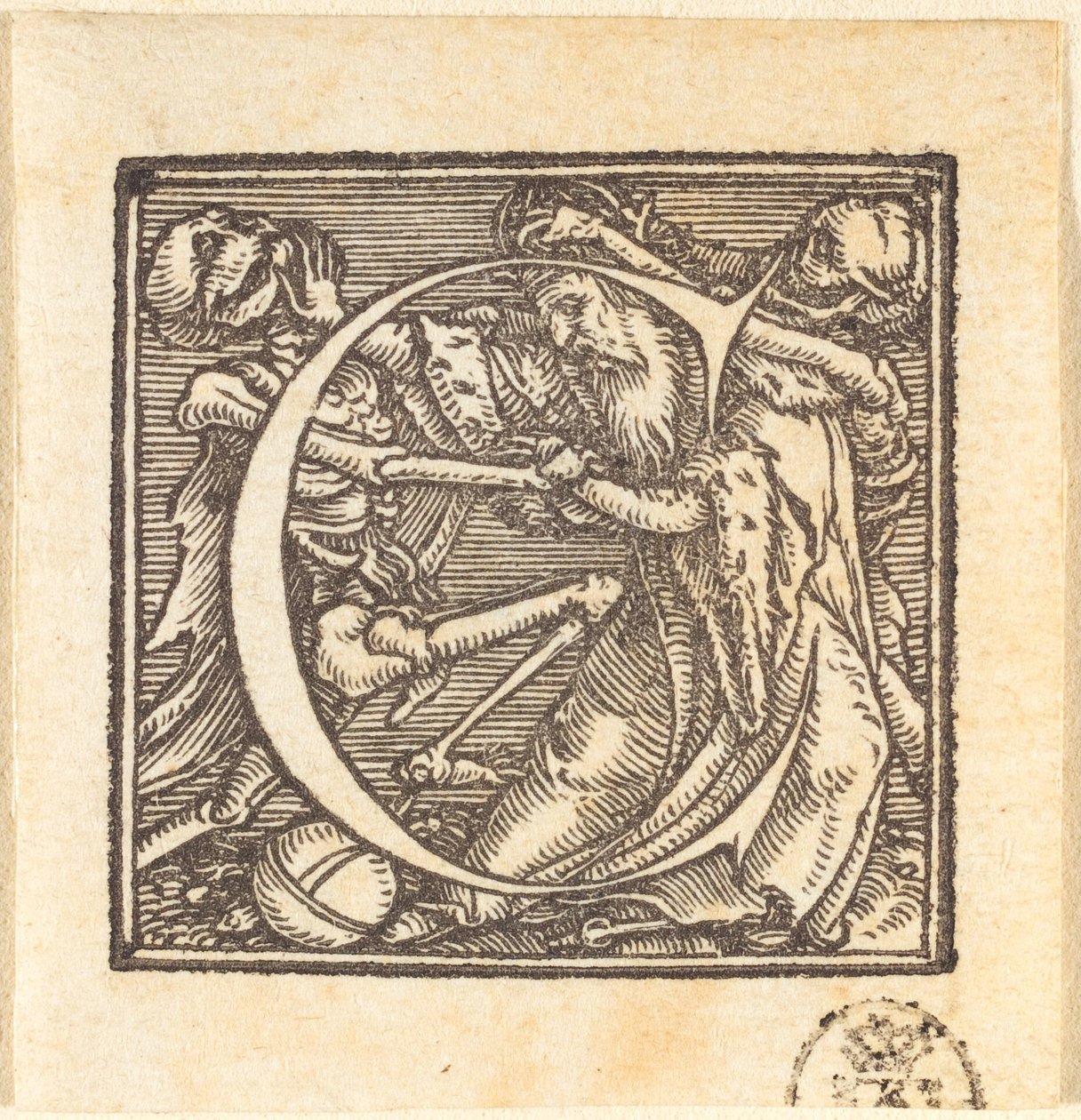 Bokstaven C. av Hans Holbein der Jüngere