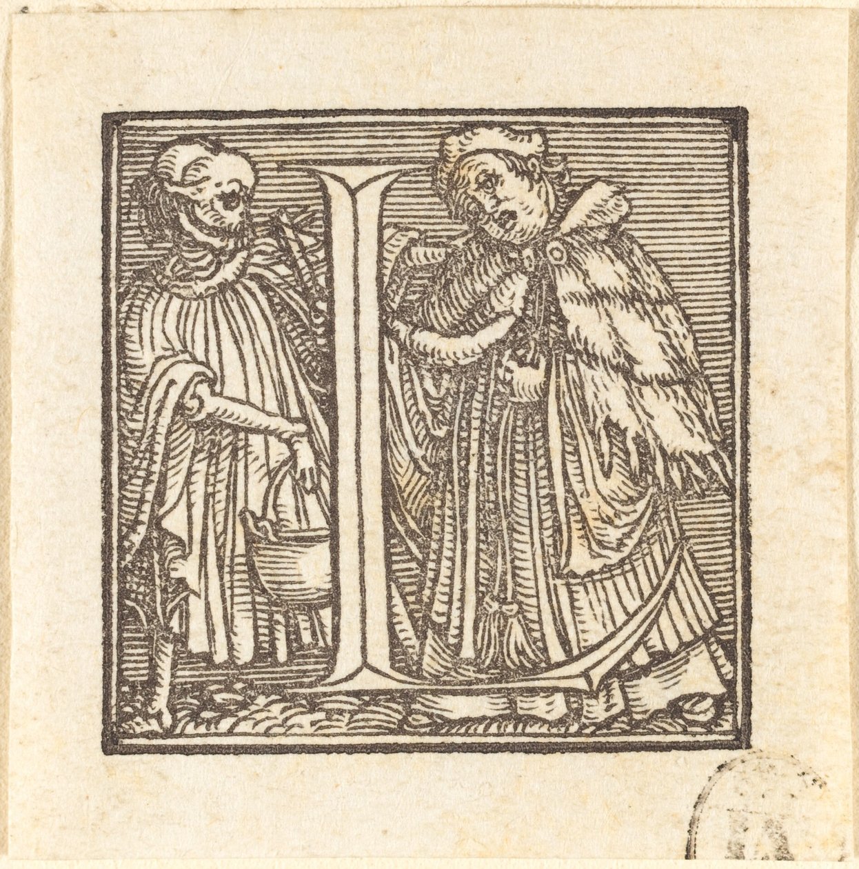 Bokstaven L av Hans Holbein der Jüngere