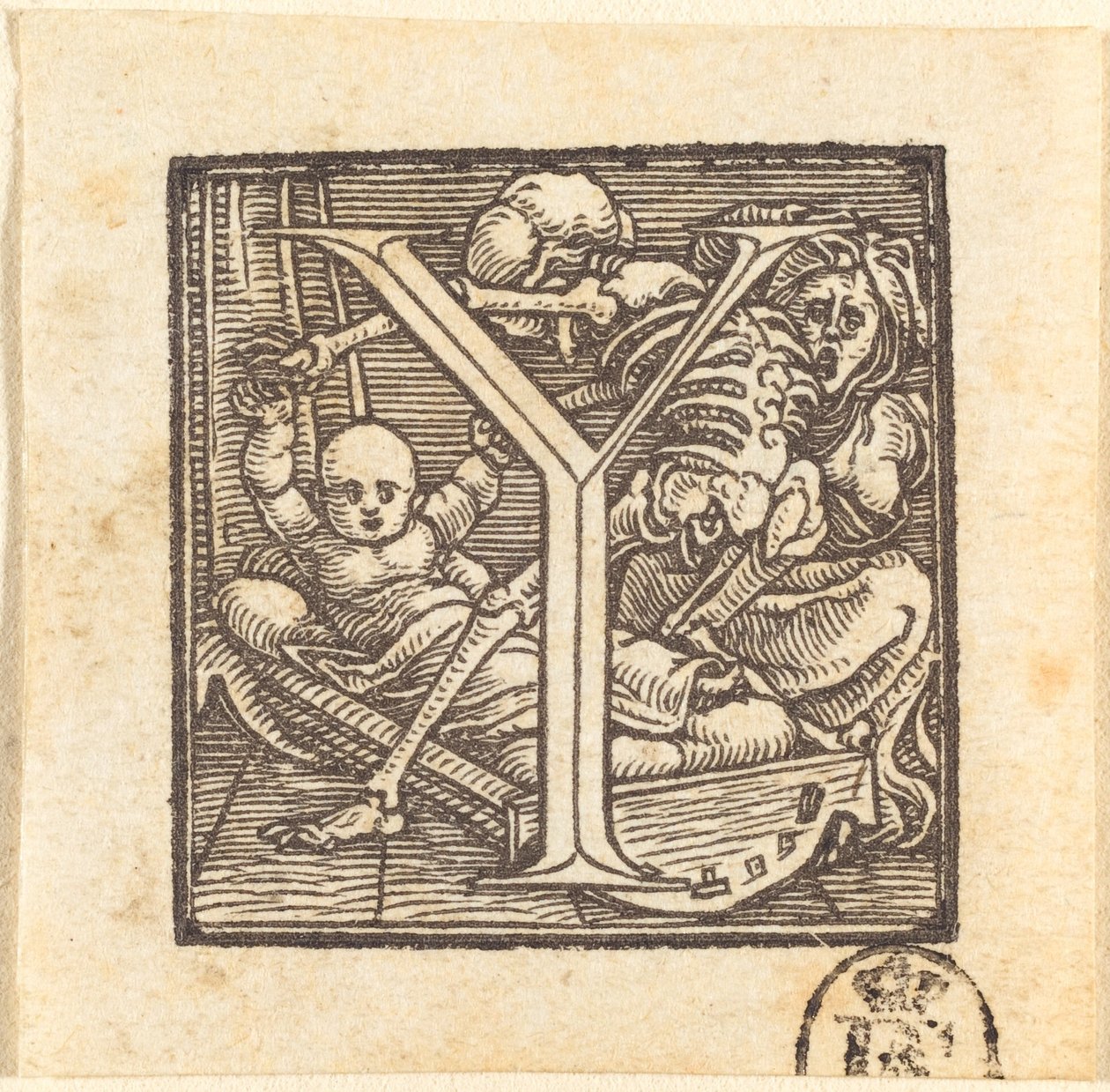Bokstaven Y. av Hans Holbein der Jüngere