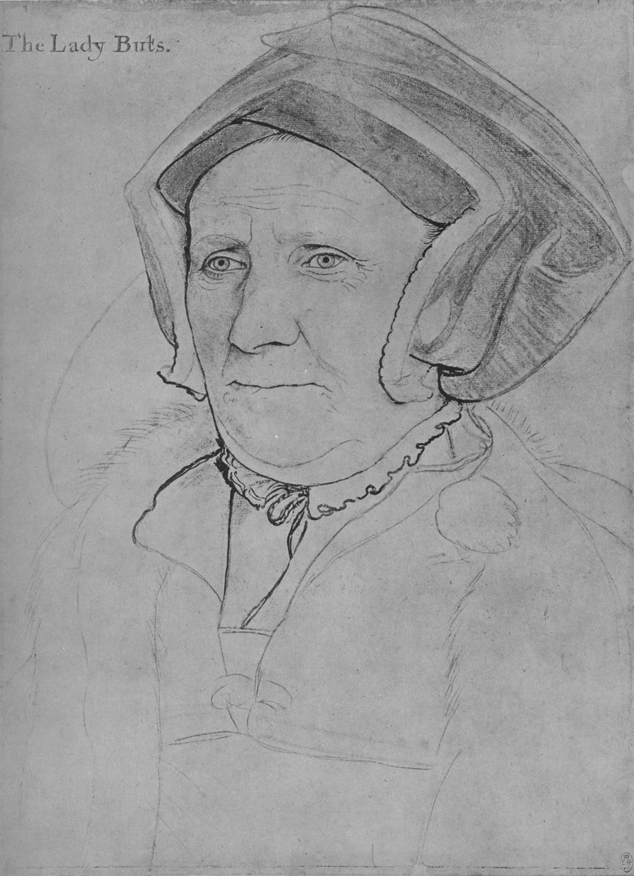 Margaret, Lady Butts, c1541-1543 1945 av Hans Holbein der Jüngere