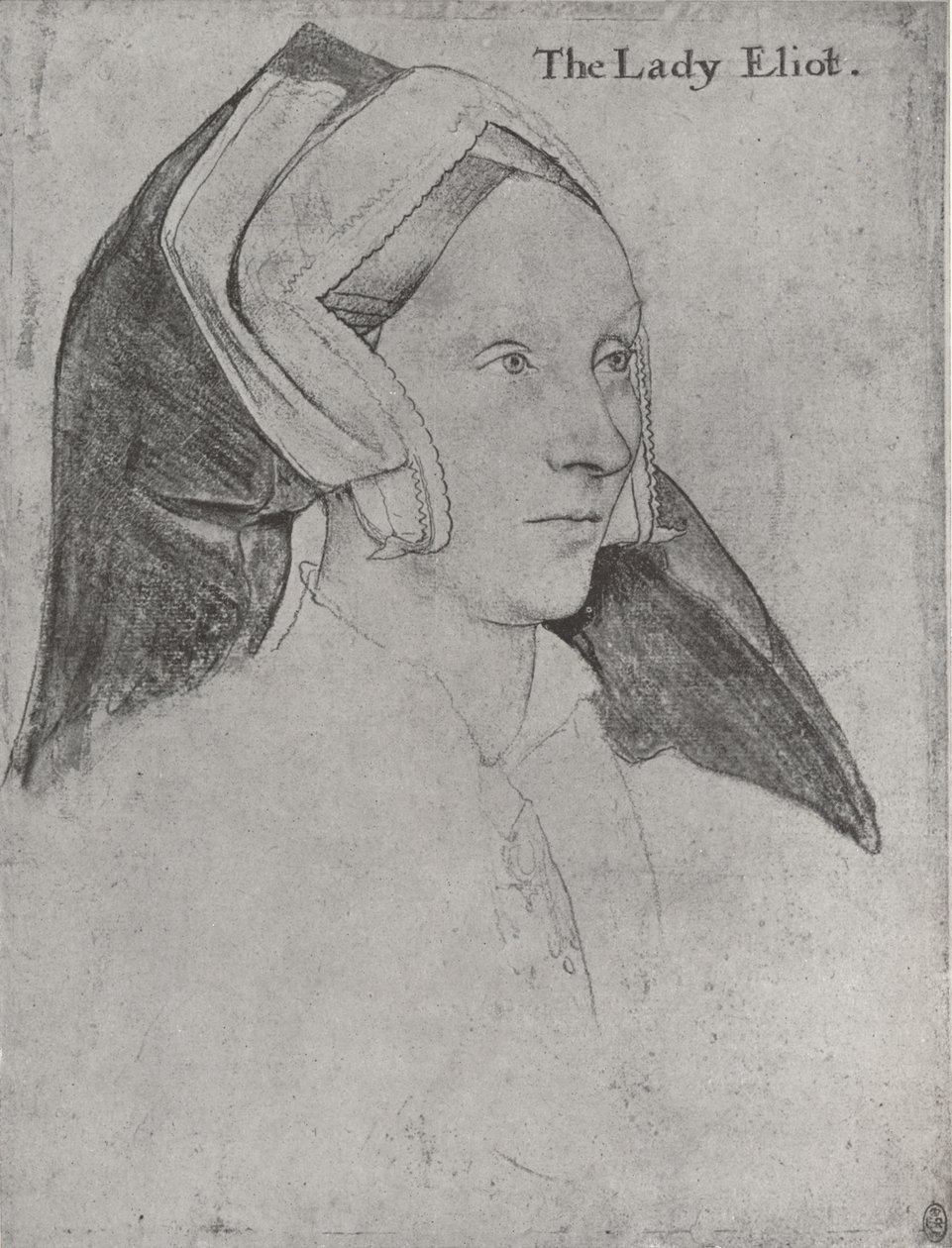 Margaret, Lady Elyot, c1532-1534 1945 av Hans Holbein der Jüngere