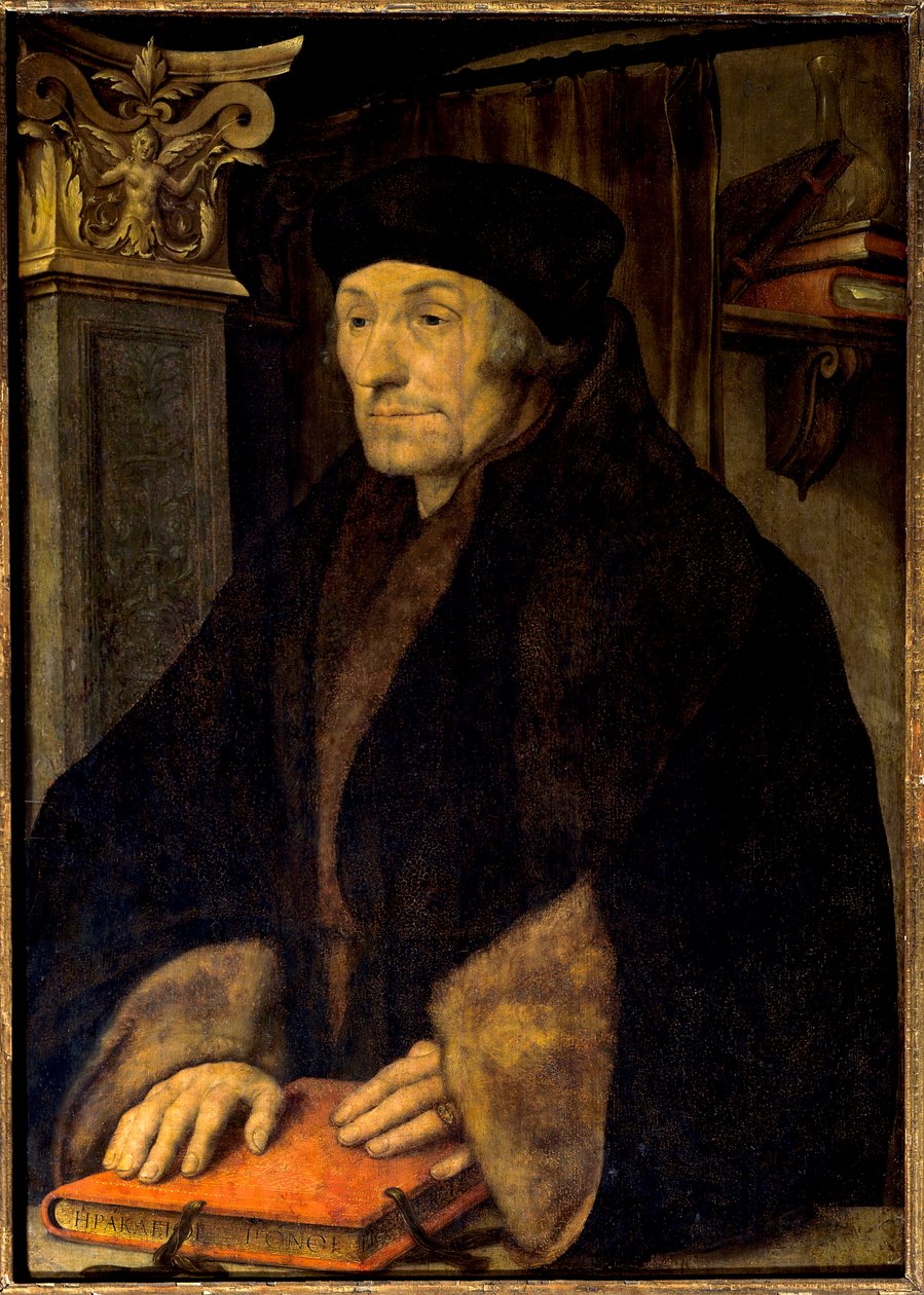 Portrett av Erasmus av Rotterdam av Hans Holbein der Jüngere