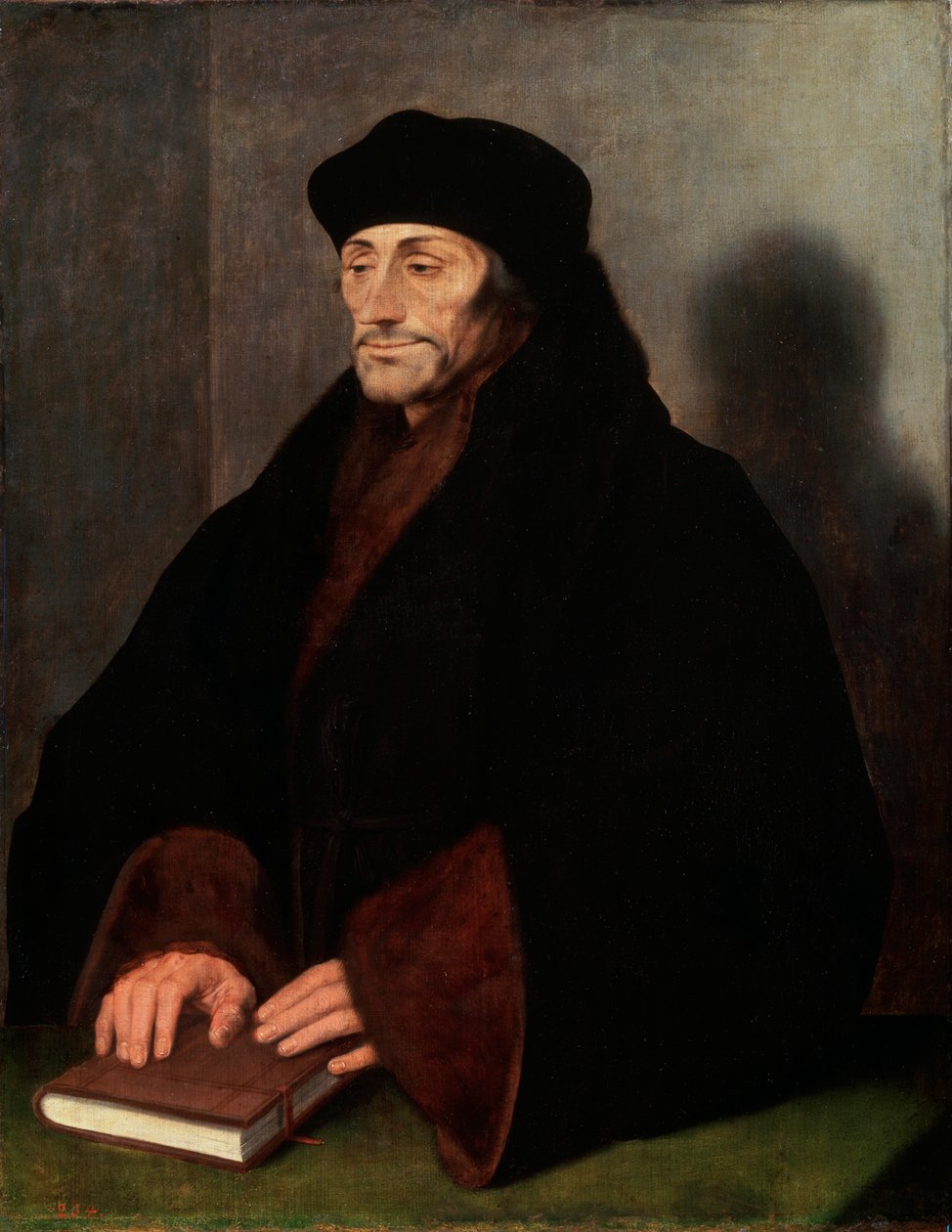 Portrett av Erasmus av Rotterdam, 146669-1536, 1523 av Hans Holbein der Jüngere
