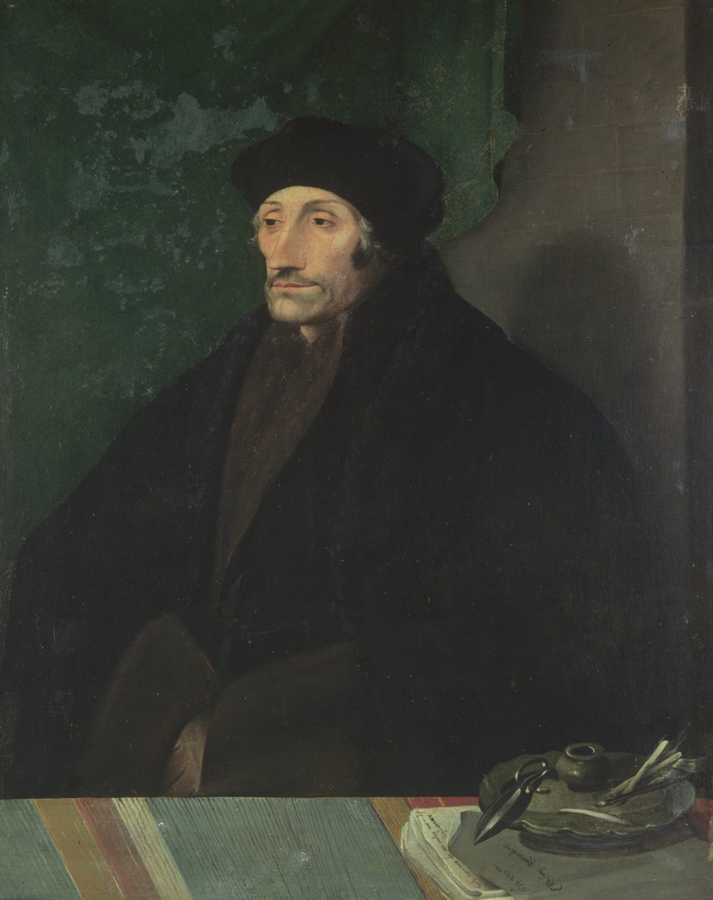 Portrett av Erasmus av Rotterdam, ca. 1530 (maleri) av Hans Holbein der Jüngere