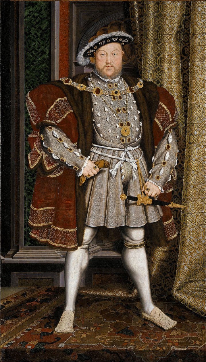 Portrett av Henrik VIII av Hans Holbein the Younger
