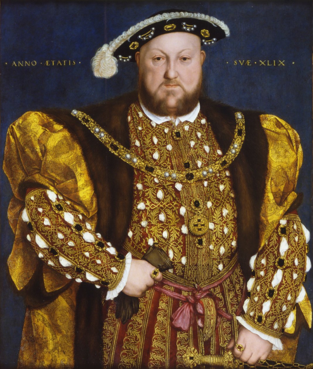 Portrett av kong Henry VIII av England, 1540. av Hans Holbein der Jüngere