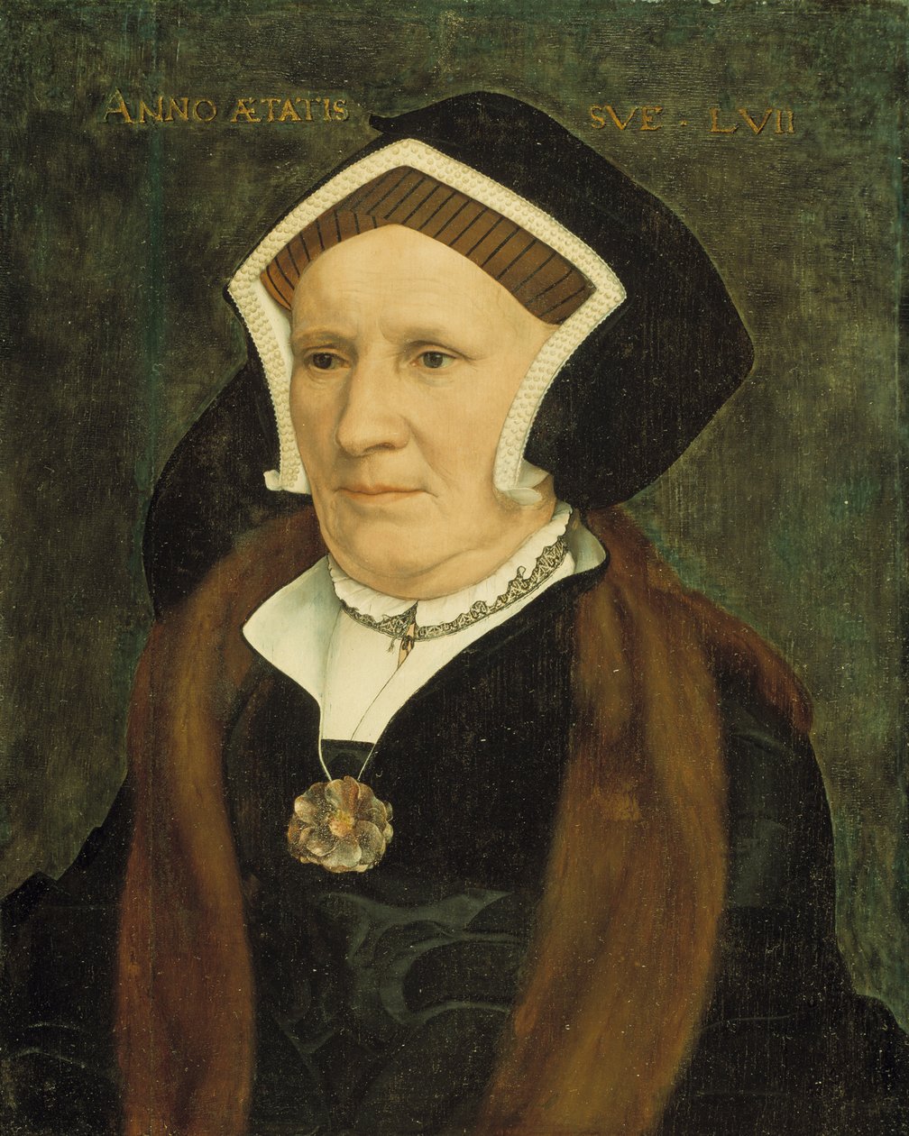 Portrett av Lady Margaret Butts, 1543 av Hans Holbein der Jüngere
