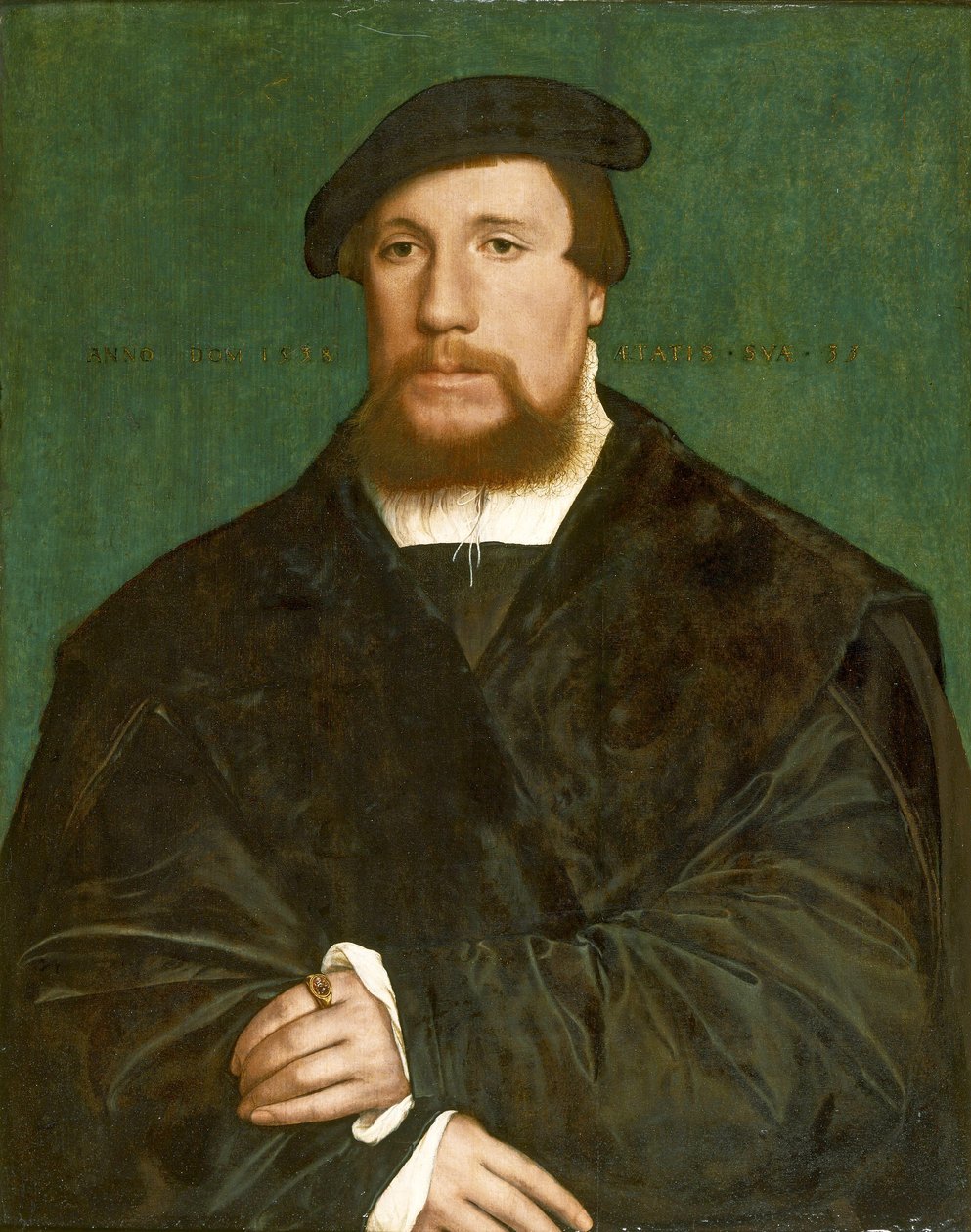 Portrett av en hanseatisk kjøpmann, 1538 av Hans Holbein der Jüngere