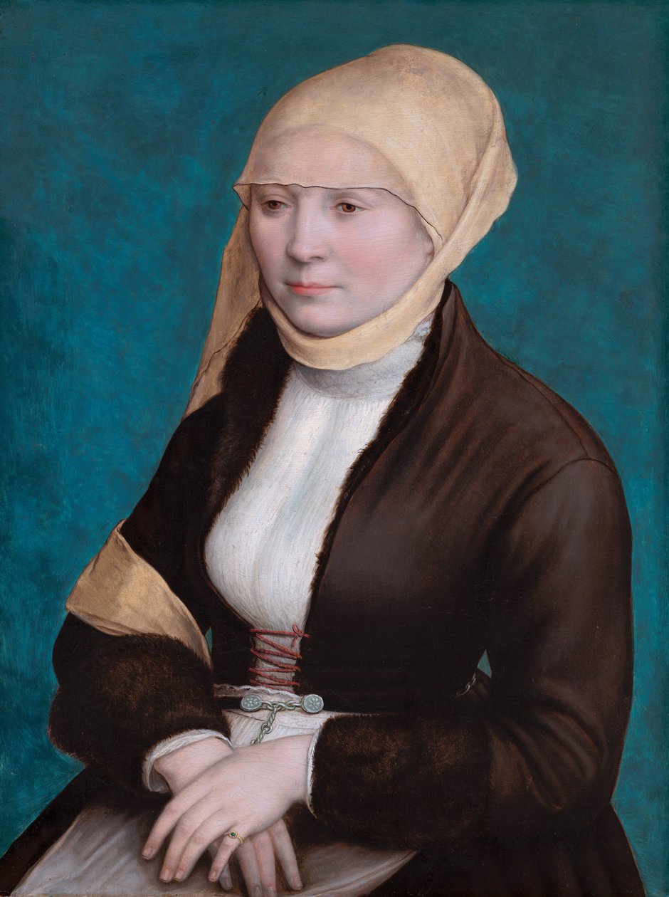 Portrett av en kvinne fra Sør-Tyskland av Hans Holbein the Younger
