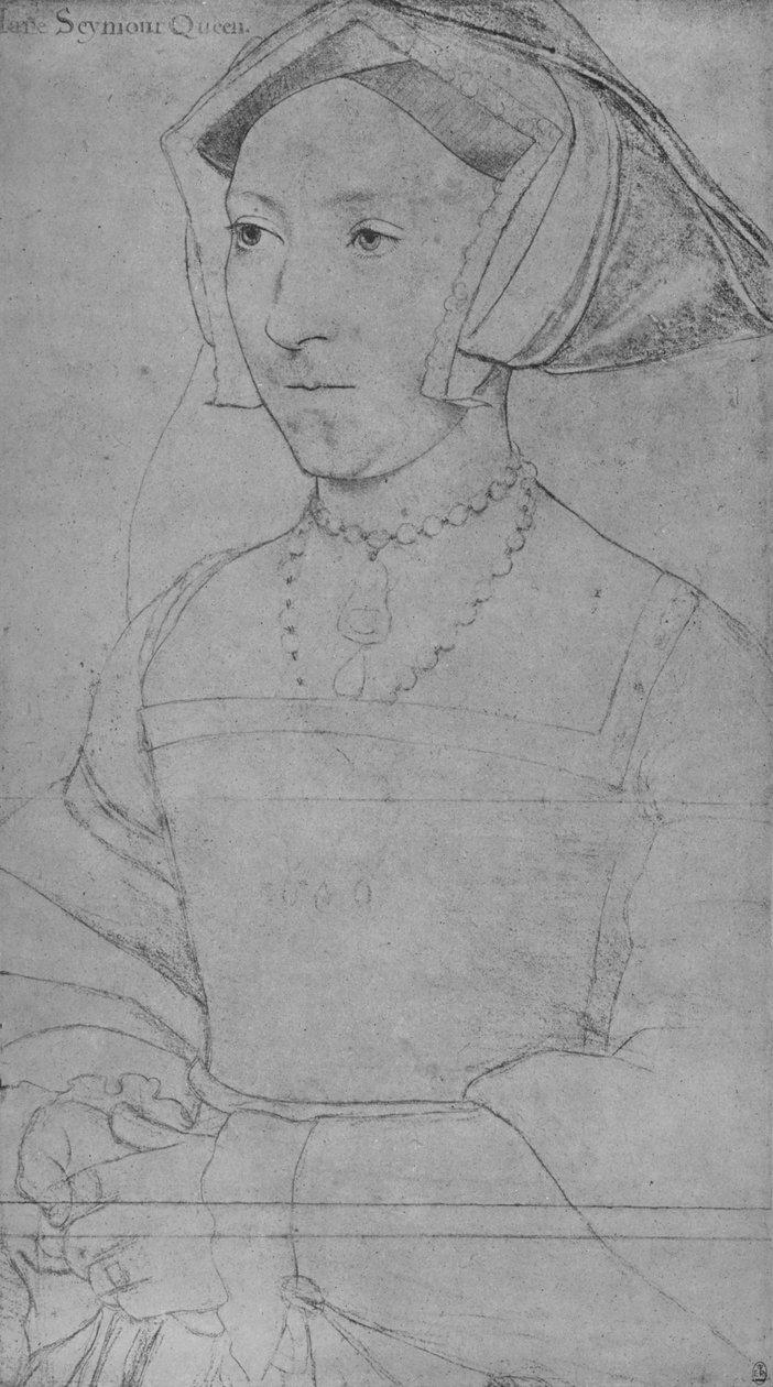 Dronning Jane Seymour, c1536-1537 1945 av Hans Holbein der Jüngere