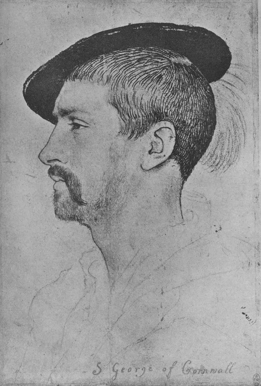 Simon George fra Quocoute, c1535 1945 av Hans Holbein der Jüngere