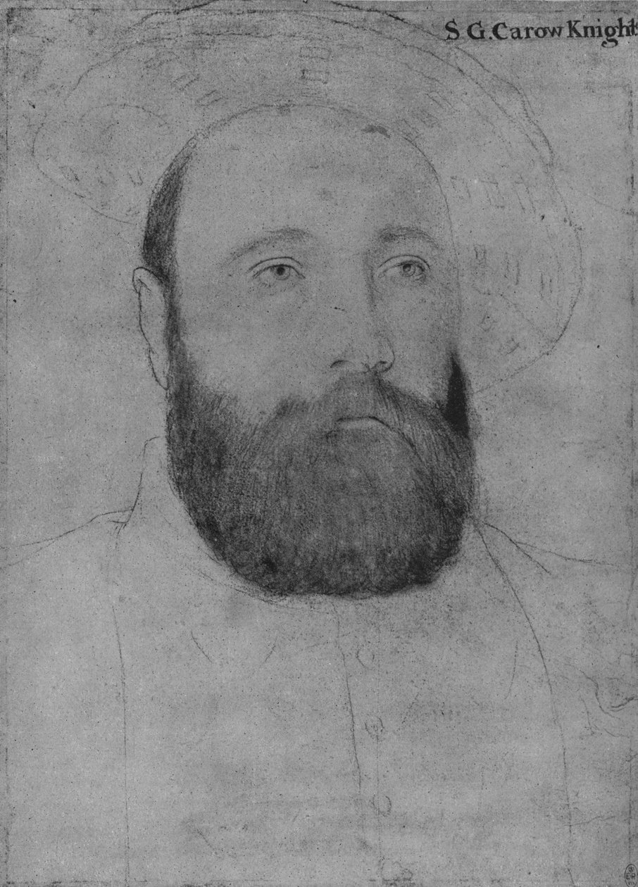 Sir George Carew, c1532-1543 1945 av Hans Holbein der Jüngere