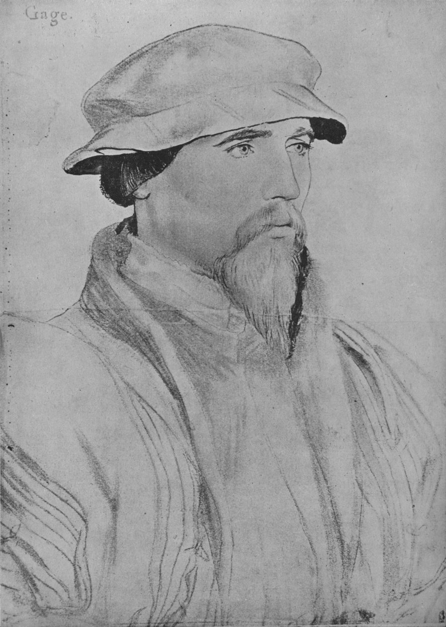 Sir John Gage, c1532-1543 1945 av Hans Holbein der Jüngere