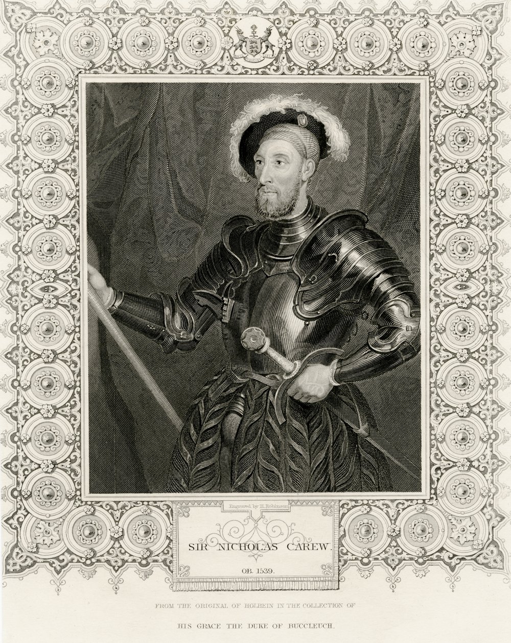 Sir Nicholas Carew av Hans Holbein der Jüngere