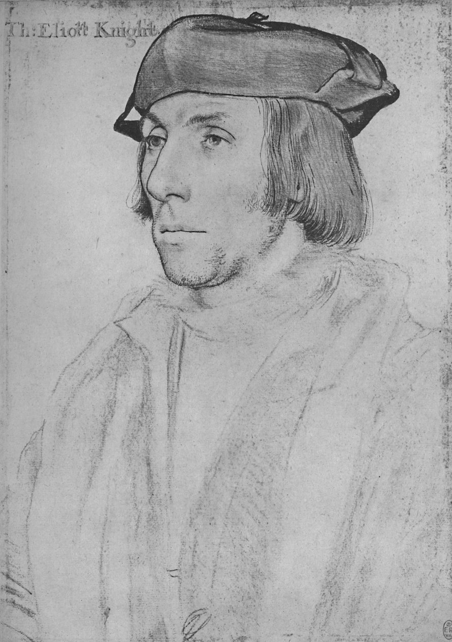 Sir Thomas Elyot, c1532-1534 1945 av Hans Holbein der Jüngere