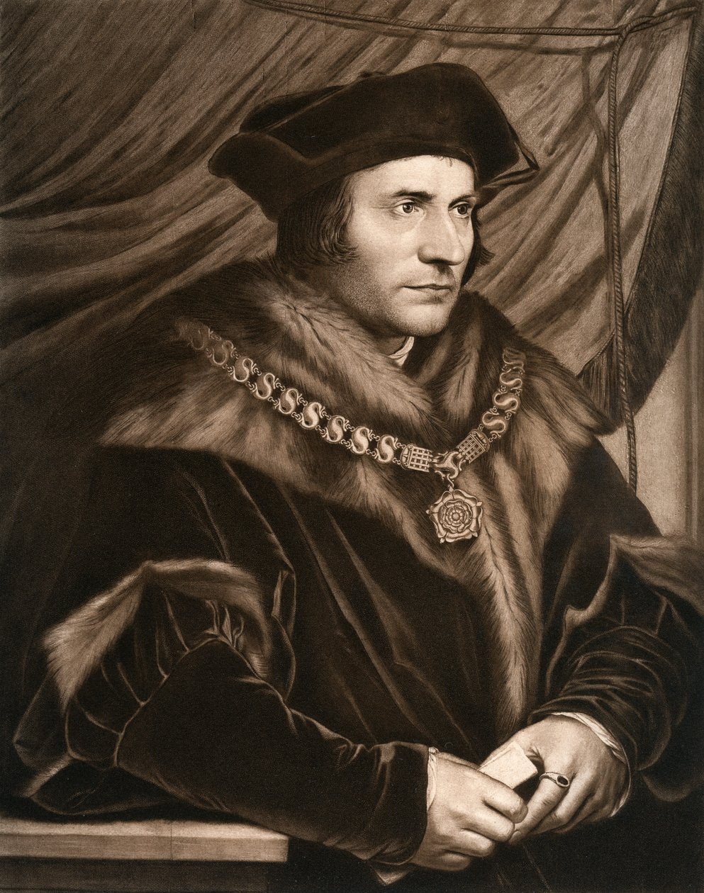 Sir Thomas More, 1527, 1902 av Hans Holbein der Jüngere