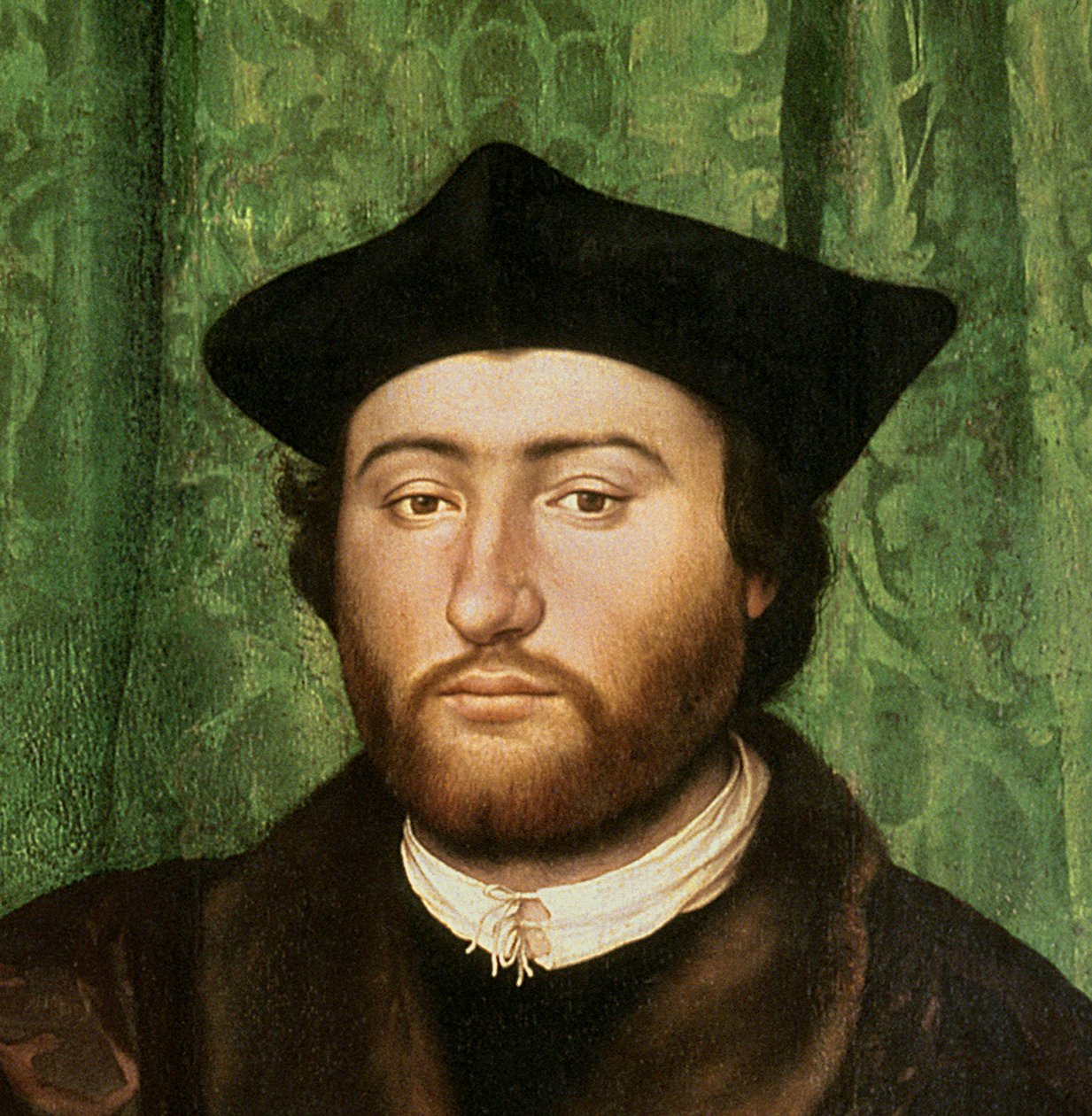 The Ambassadors, 1533 olje på panel detalj av 122676 av Hans Holbein der Jüngere
