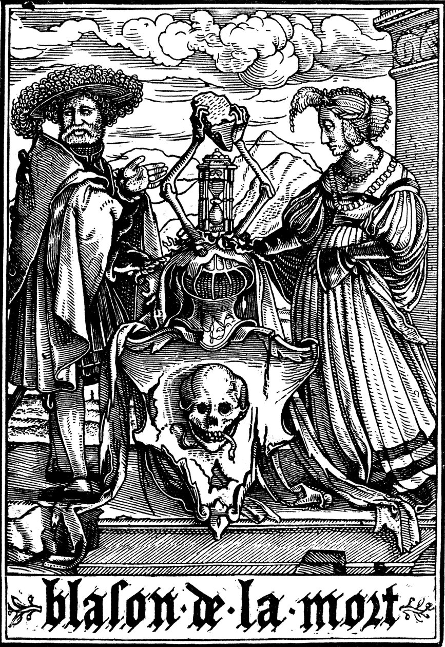 Dødens armer, 1538 av Hans Holbein der Jüngere